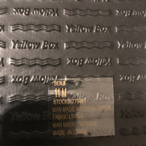 Yellow Box flip flops - Picture 3 of 7